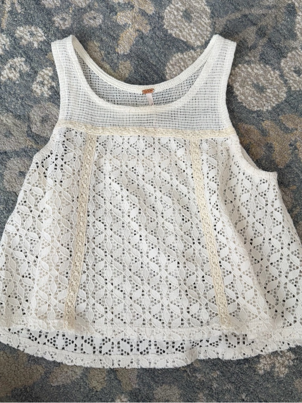Free people lace tank top